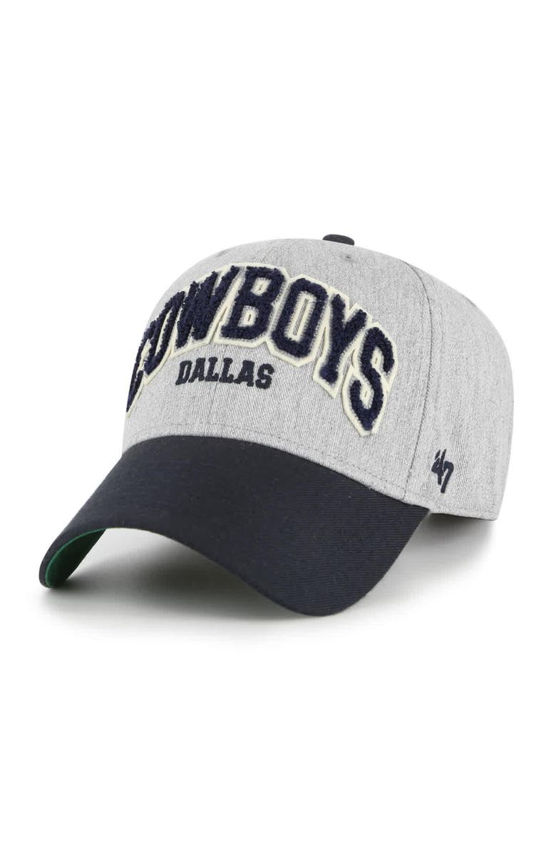 '47 Men's '47 Heather Gray Dallas Cowboys Standish MVP Adjustable Hat, Alternate, color, Heather Gray