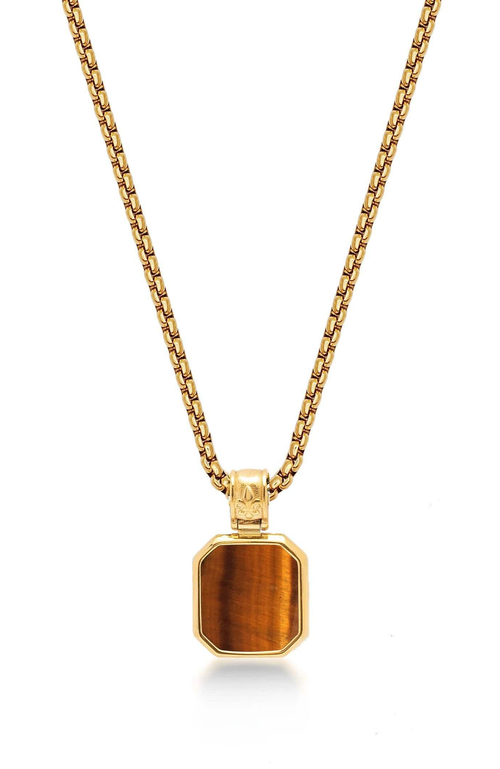 Nialaya Square Pendant Necklace