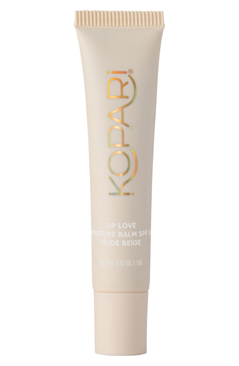 Kopari Lip Love Moisture Balm SPF 30, Main, color, Nude Beige
