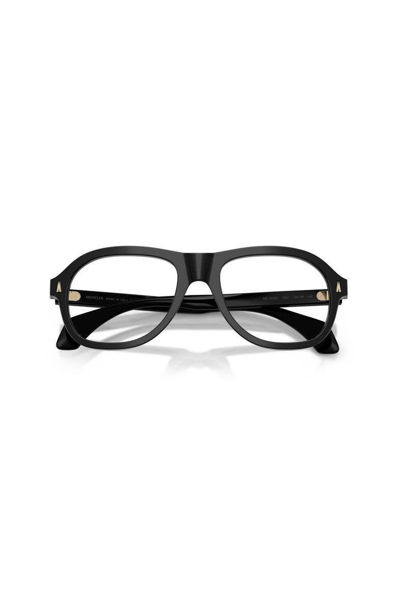 53mm Rectangle optical glasses, Alternate, color, Black
