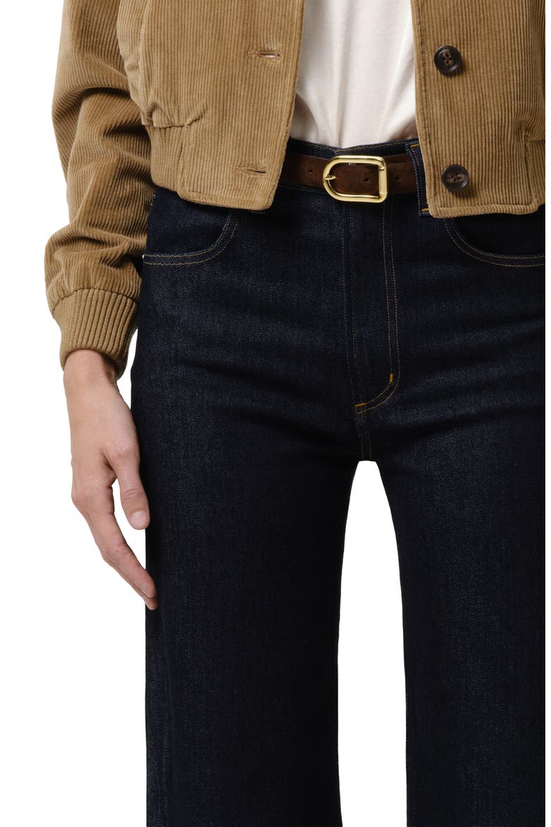 Annina High Waist Wide Leg Jeans, Alternate, color, INKY RINSE