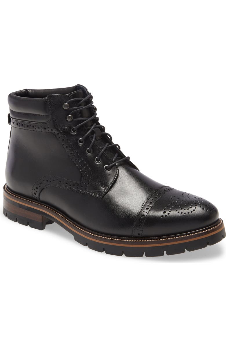 Johnston & Murphy XC Flex Cody Cap Toe Lace-Up Boot, Main, color,