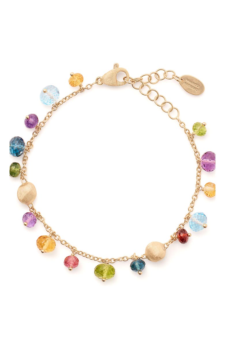 Marco Bicego Africa Charm Bracelet, Main, color, 
