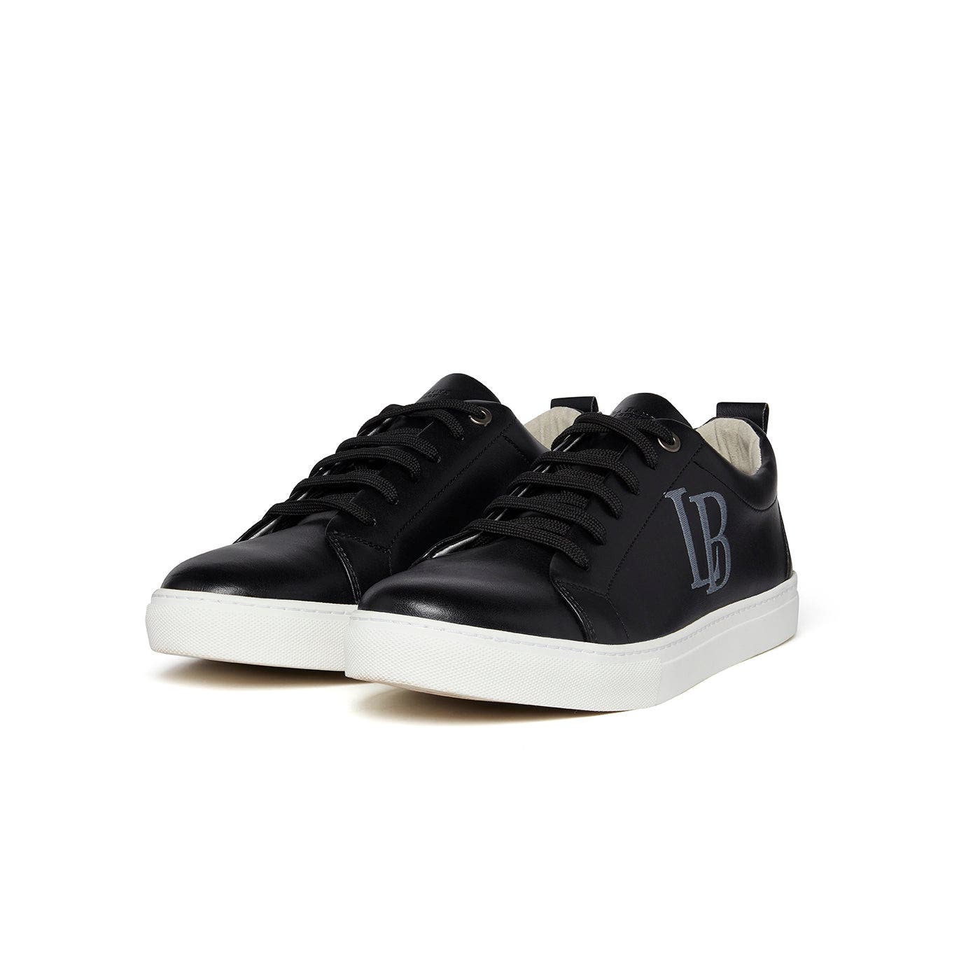 LaBante London LB Black Apple Leather Sneakers for Women, Alternate, color, Black