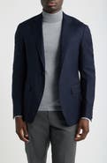 Canali Kei Trim Fit Travel Cashmere Sport Coat