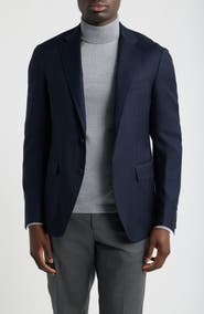 Canali Kei Trim Fit Travel Cashmere Sport Coat