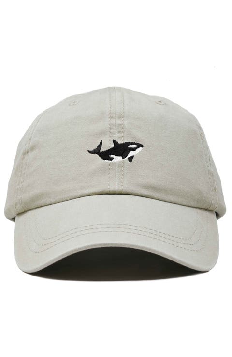 Killer Whale Embroidered Dad Hat