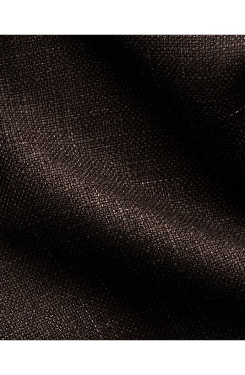 Eton Wool & Silk Soft Jacket, Alternate, color, Medium Brown