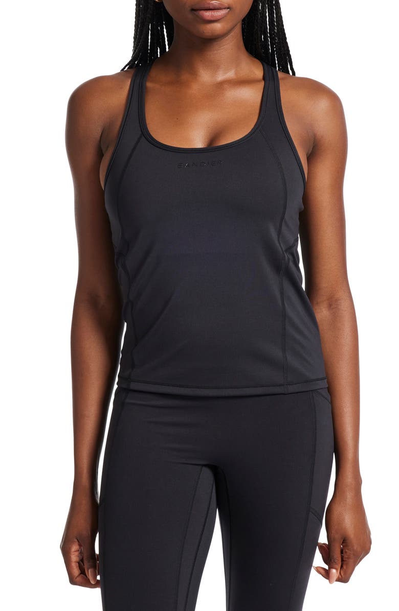 BANDIER Center Stage Racerback Tank, Main, color, 