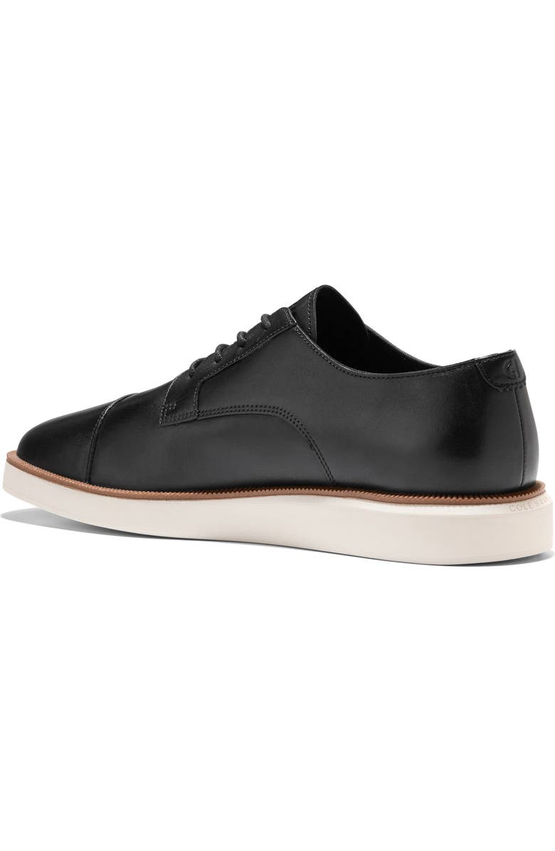 Cole Haan Davidson Grand Cap Toe Oxford Sneaker, Alternate, color, Black / Ivory