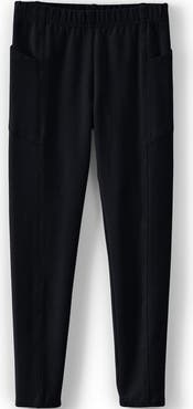 Lands' End Girls Tough Cotton Ankle Legging with Pockets