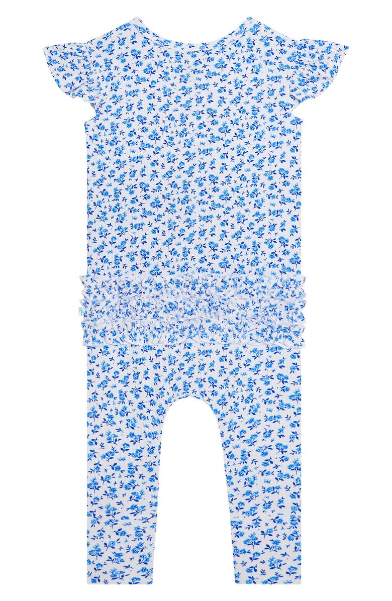 Posh Peanut Kids' Andina Ruffled Romper, Alternate, color, 