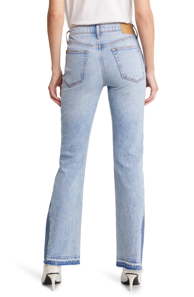rag & bone Peyton Sliced Mid Rise Bootcut Jeans, Alternate, color, 