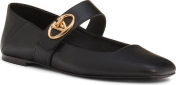 Valentino Garavani Locker VLOGO Mary Jane Flat (Women