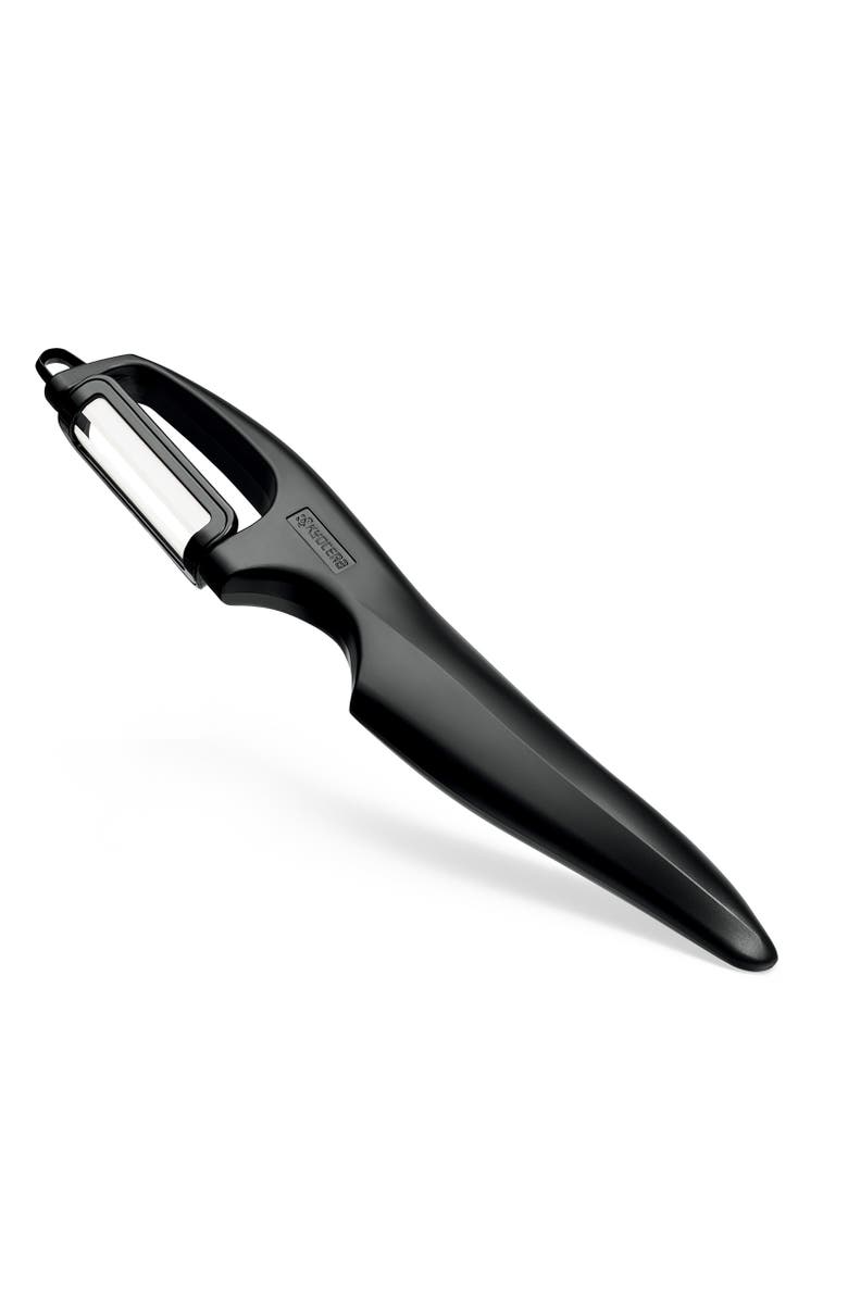 Kyocera Advanced Ceramic Vertical Double Edge Blade Vegetable Peeler, Main, color, Black