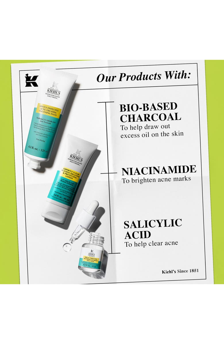 Kiehl's Since 1851 Clear Intentions Skin Care Set for Acne $98 Value, Alternate, color, 