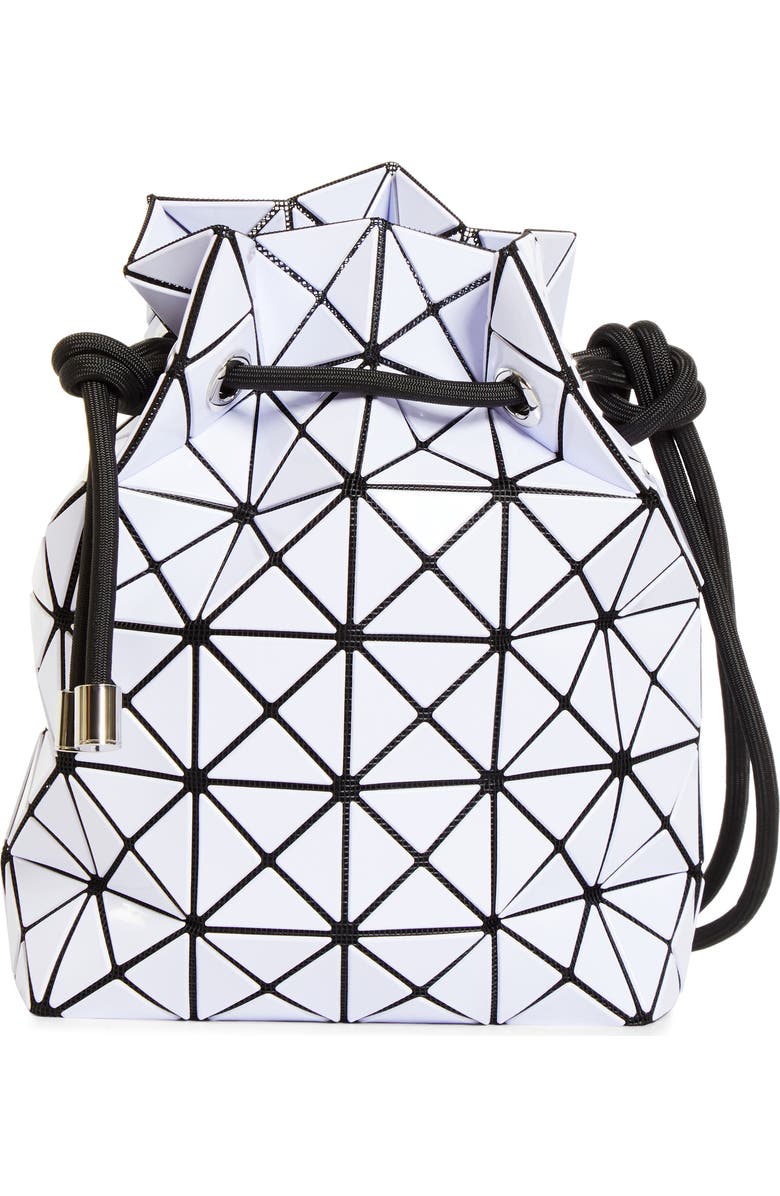 Bao Bao Issey Miyake Wring Glossy Drawstring Bucket Bag, Alternate, color, Light Lavender