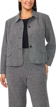 Halogen® Cropped Tailored Jacket