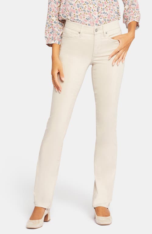 Nydj Marilyn Waist Match Straight Leg Jeans In Feather