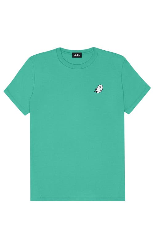 Dalix Ghost Womens Relaxed Tee In Teal