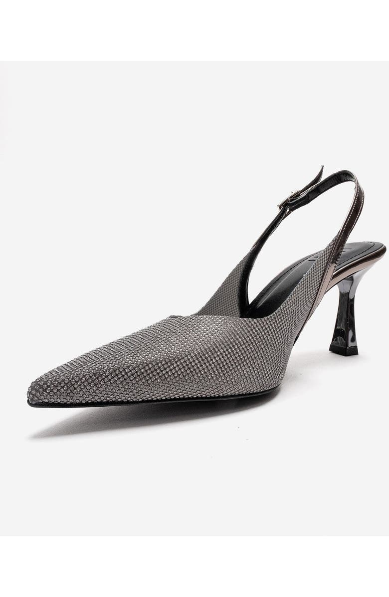Prologue Shoes Dorata Embellished Stiletto Pump, Alternate, color, Platinum