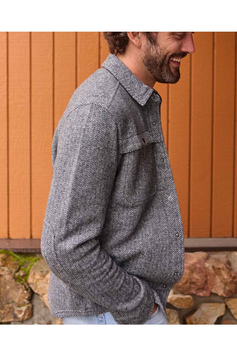Kennicott Shirt Jacket, Alternate, color, Heather Grey Twill