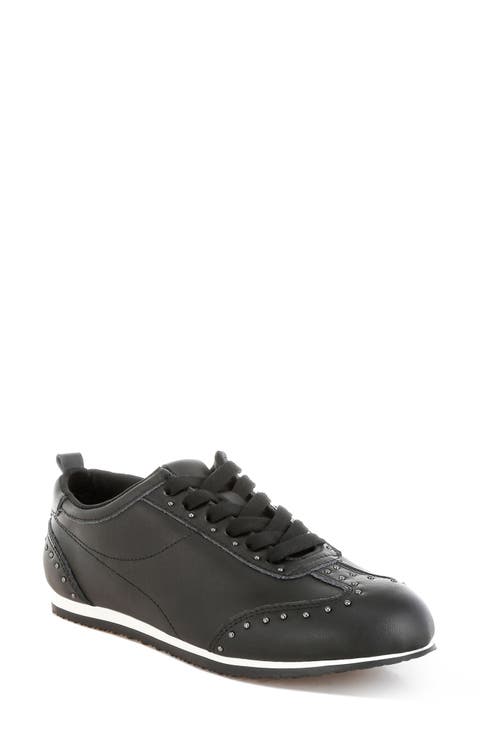 Odaya Studded Leather Sneaker (Women)