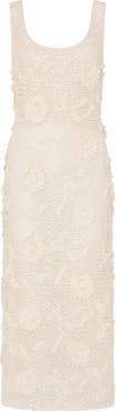 Milly Sequin Crochet Cover-Up Dress