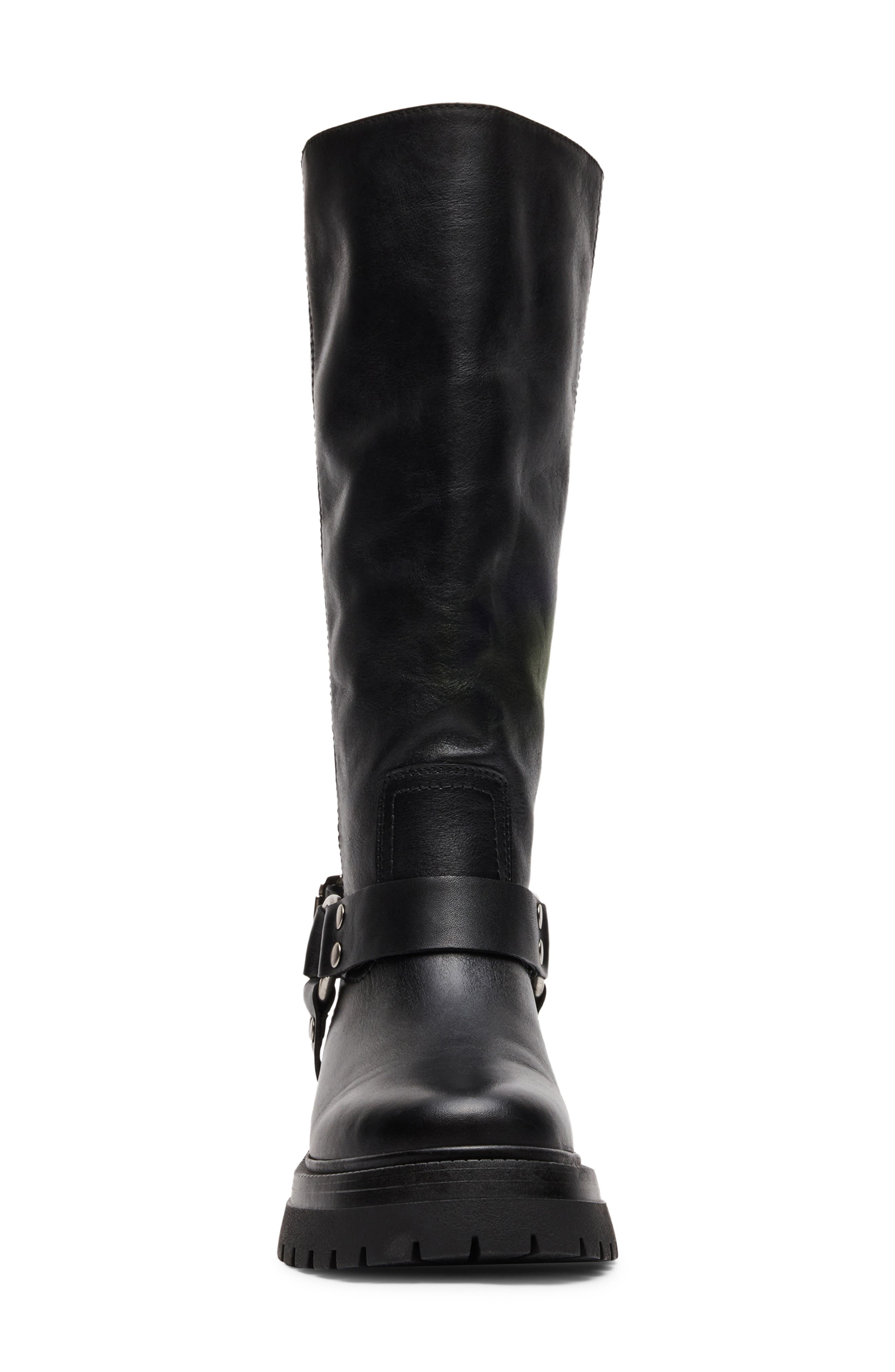 Everest Harness Boot, Alternate, color, BLACK LEATHER