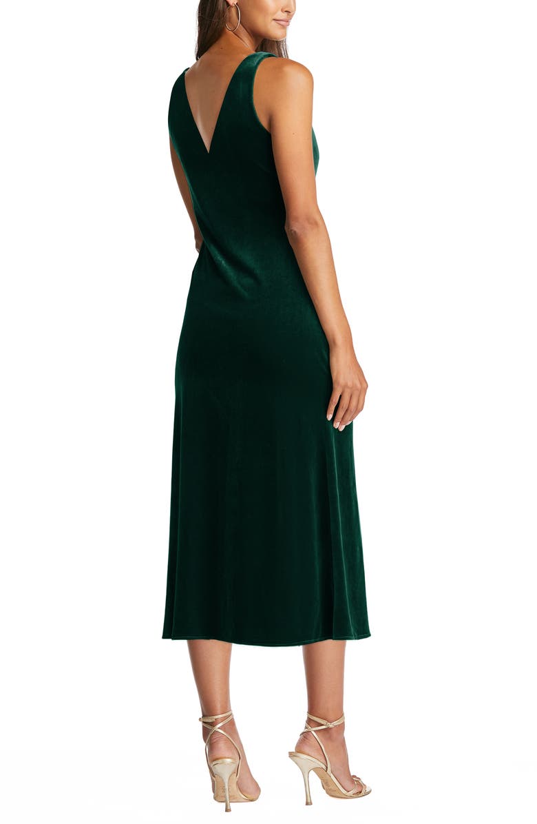 LOVELY Velvet Midi Cocktail Dress, Alternate, color, 