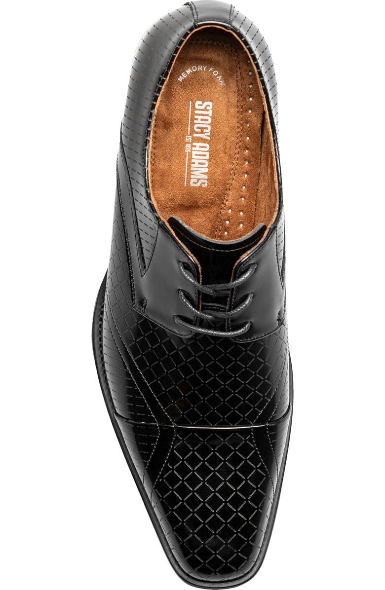 Stacy Adams Hobson Cap Toe Derby, Alternate, color, Black