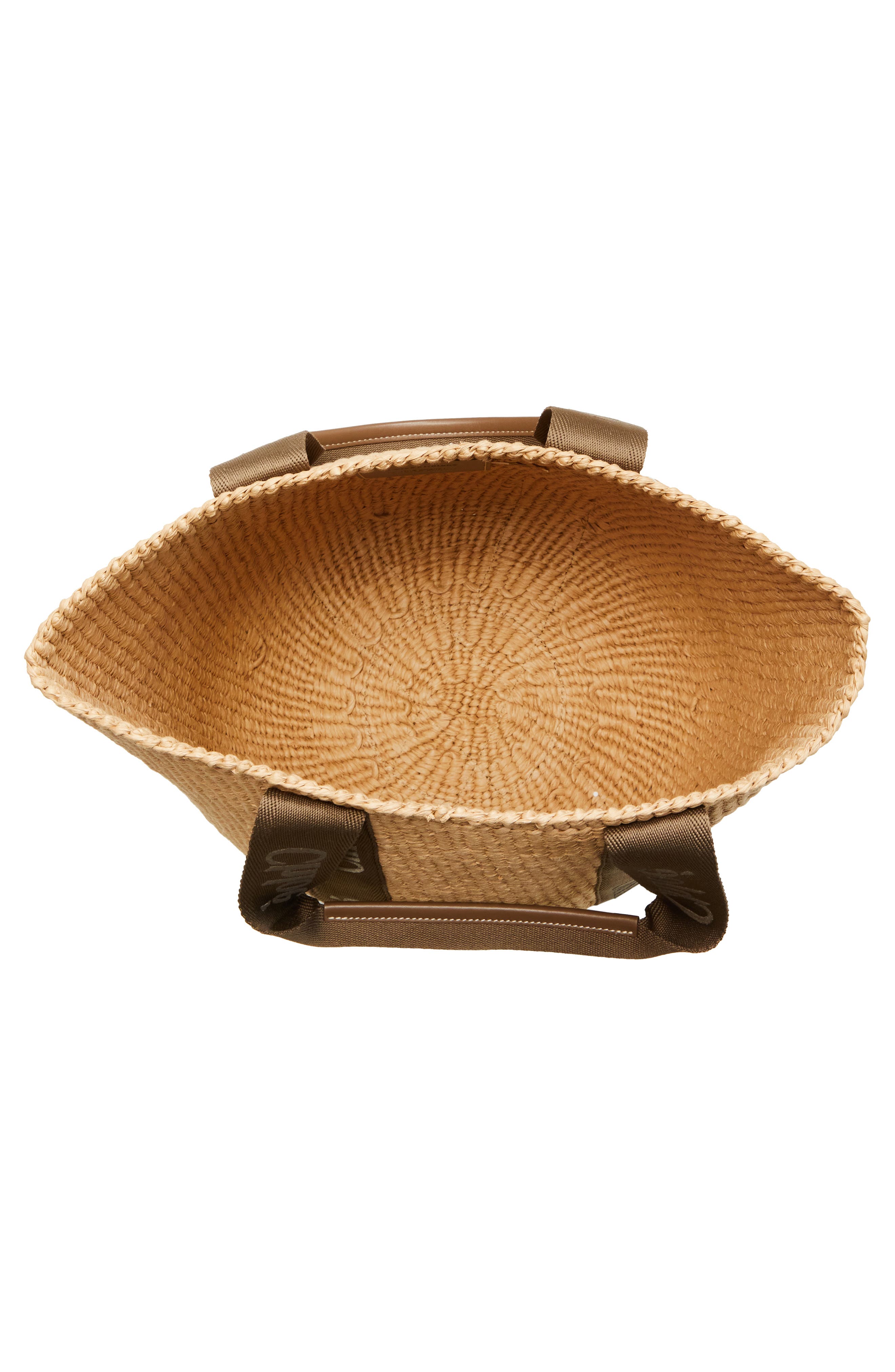 Chloé Large Woody Straw Basket Tote, Alternate, color, 