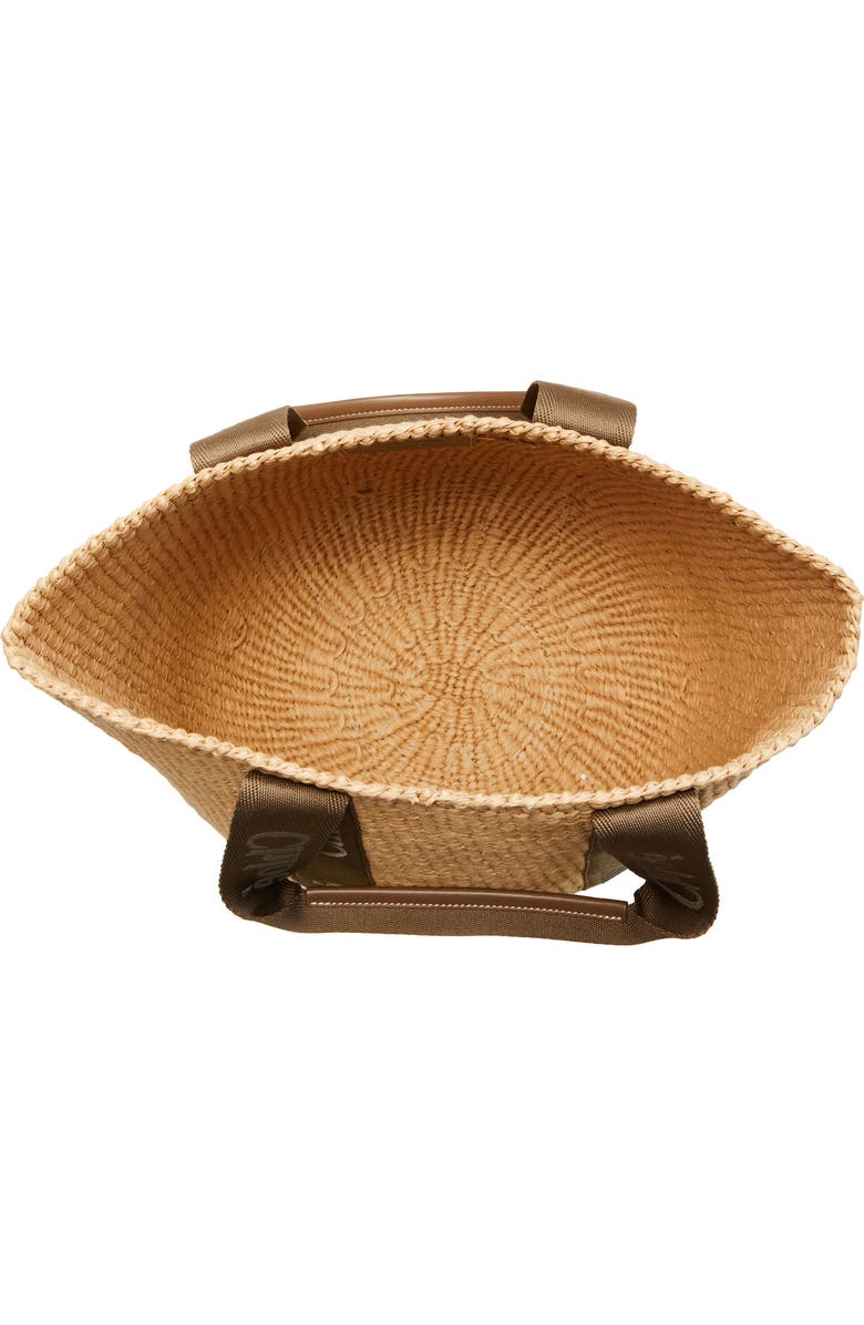 Chloé Large Woody Straw Basket Tote, Alternate, color,