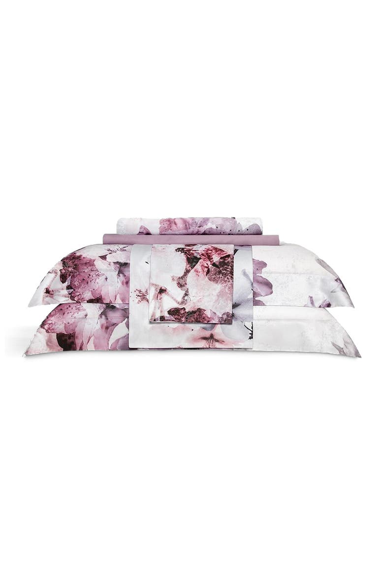 Wilma flat sheet, Alternate, color, Purple