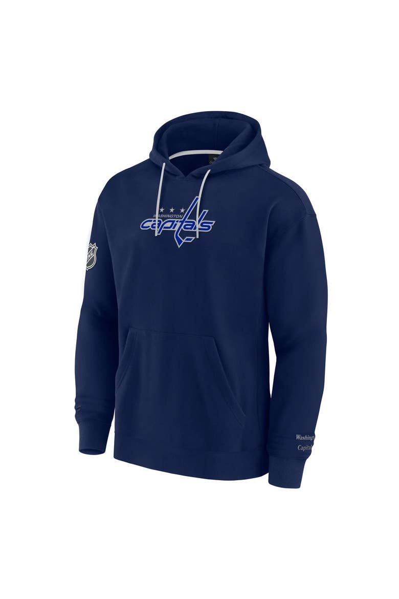 Men's Fanatics Navy Washington Capitals Elements Pace Pullover Hoodie, Alternate, color, Navy
