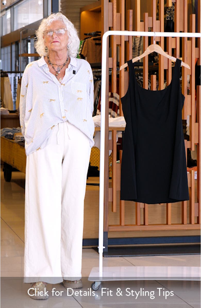 Sleeveless Square Neck Minidress, sales video thumbnail