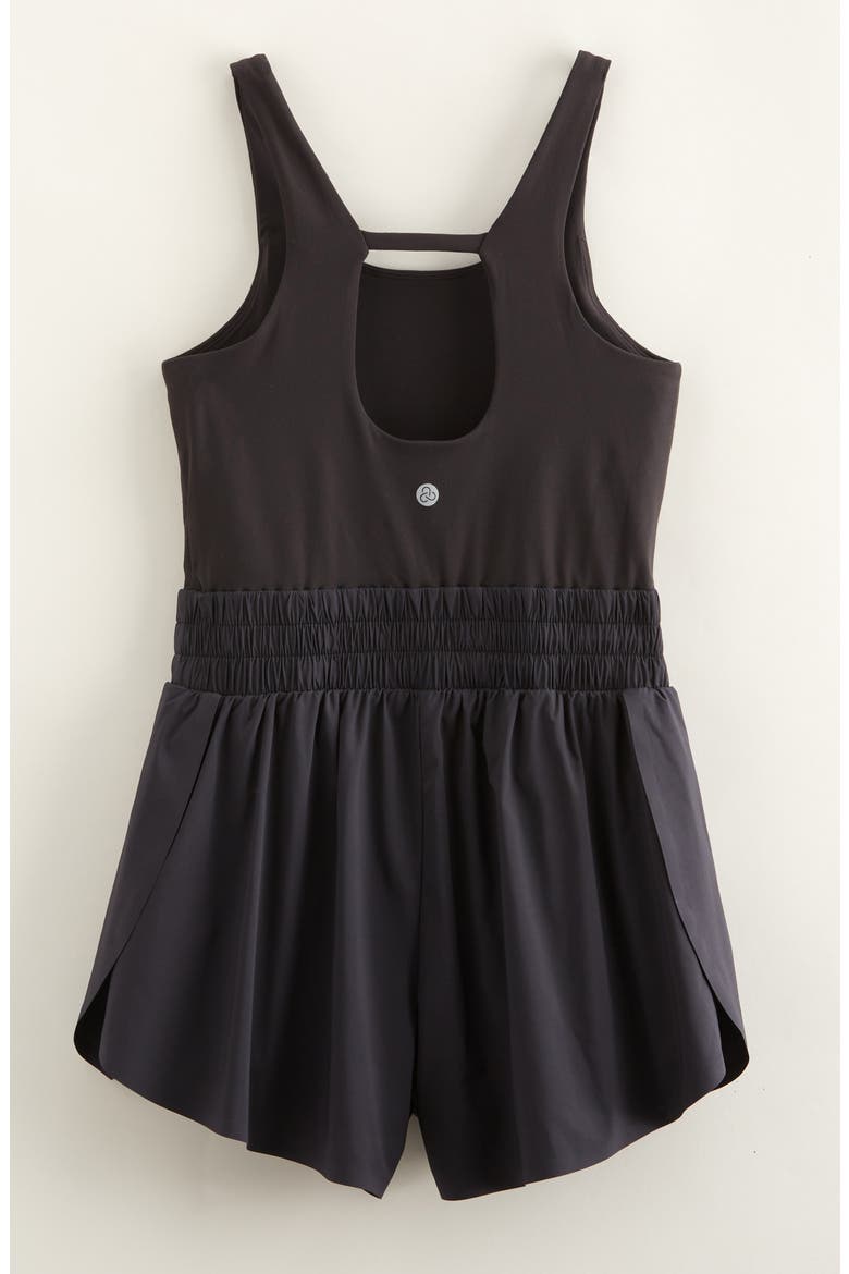 Kids' One & Done Romper, Alternate, color, BLACK