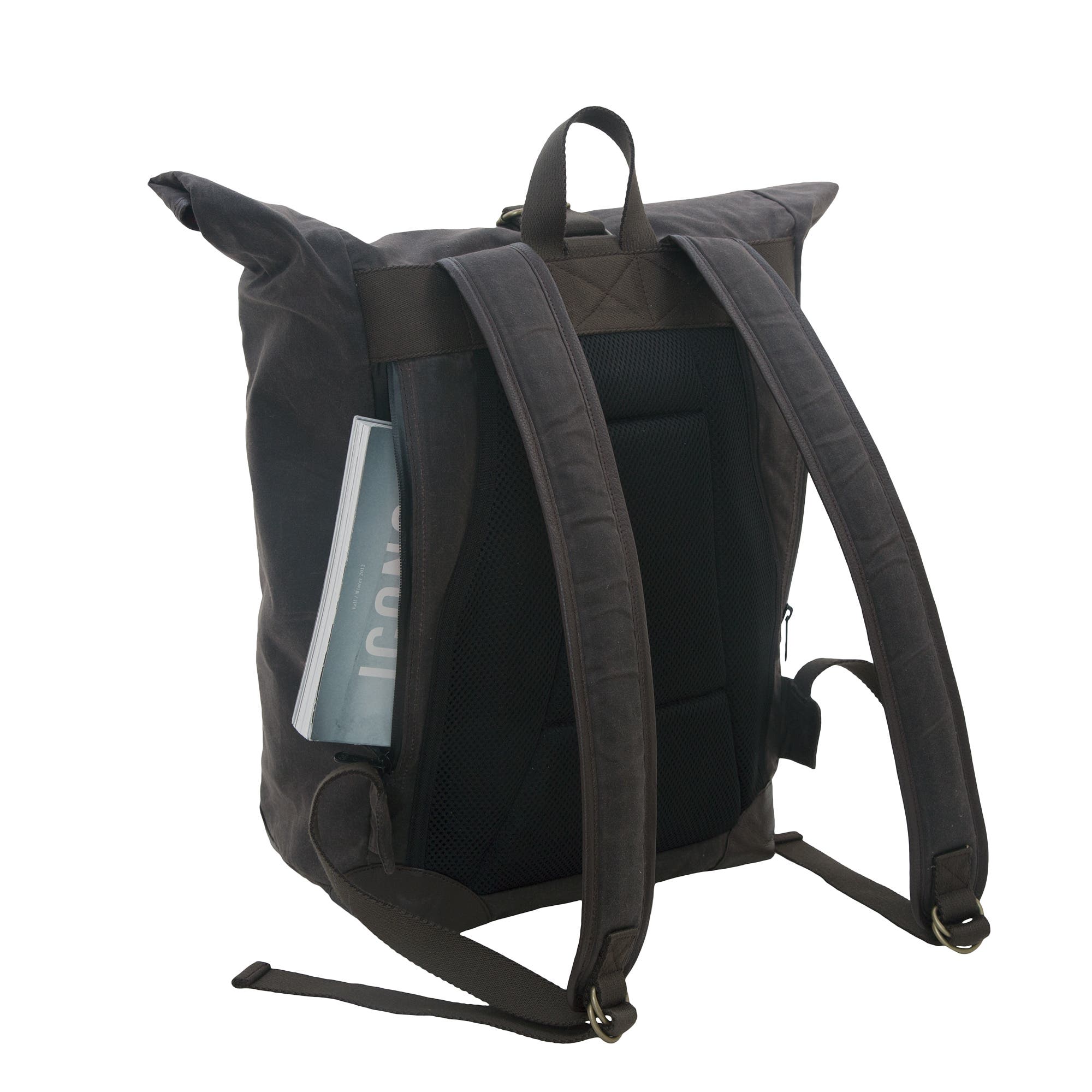 Token Waxed Montrose Backpack, Alternate, color, Dark Brown