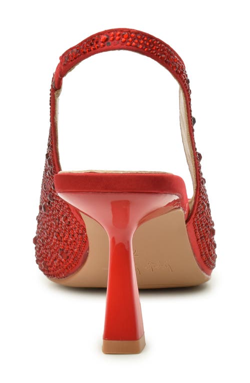 NICOLE MILLER NICOLE MILLER RHINESTONE SLINGBACK PUMP 