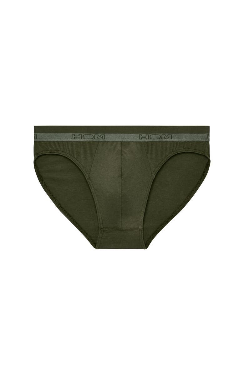 HOM Classic Mini Briefs, Main, color, Dark Khaki