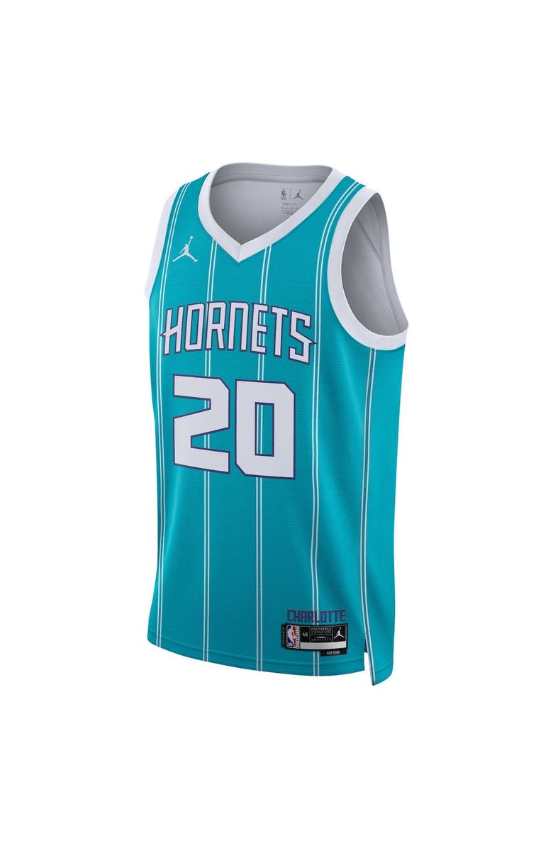 Nike Unisex Jordan Brand Gordon Hayward Teal Charlotte Hornets Swingman Jersey - Icon Edition, Alternate, color, 