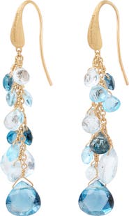 Marco Bicego Paradise Topaz Multistrand Drop Earrings