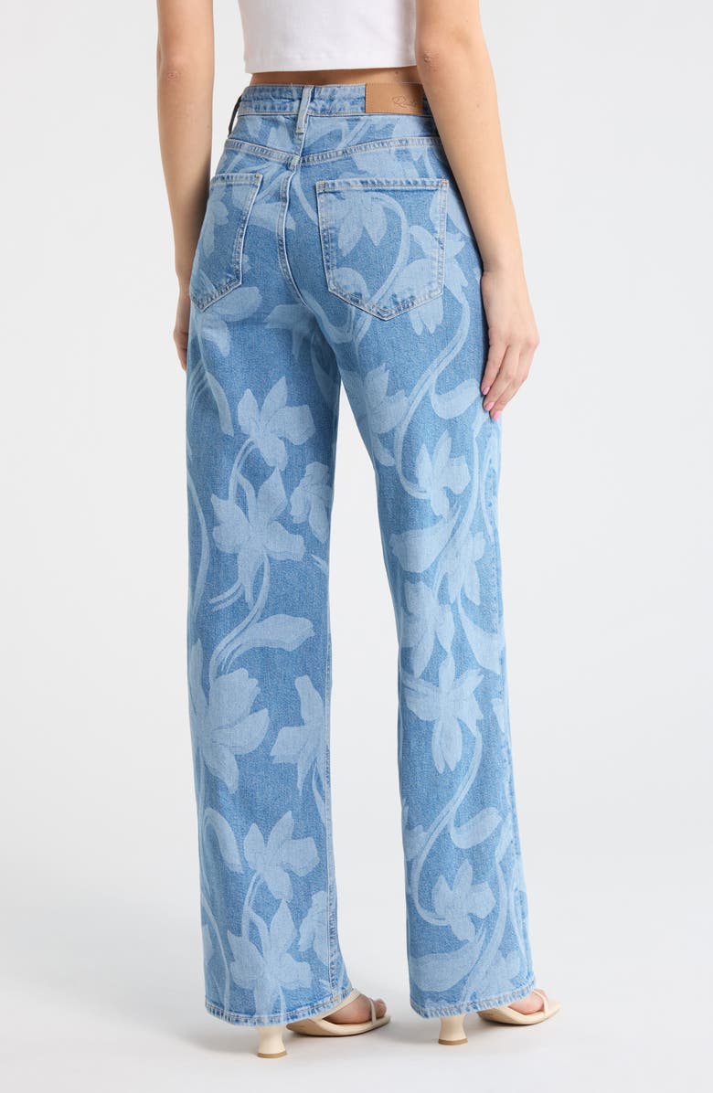 Rails Getty High Waist Wide Leg Jeans, Alternate, color, Floral Laser