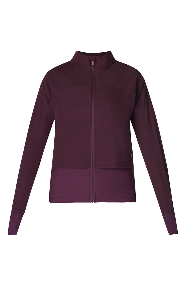 Sweaty Betty Fast Track Running Jacket, Alternate, color, Midnight Cherry Purple