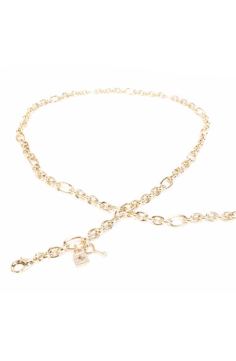 lock & key chain belt