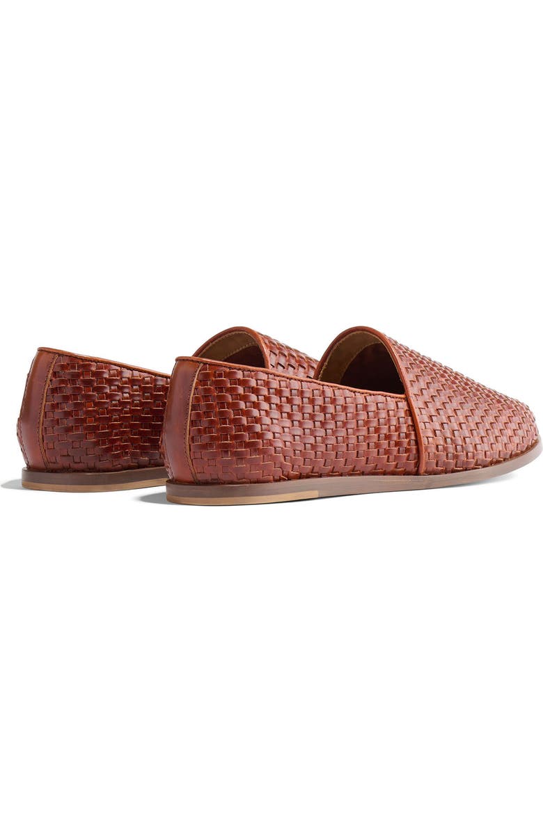 Nisolo Alejandro Woven Loafer, Alternate, color, Brandy