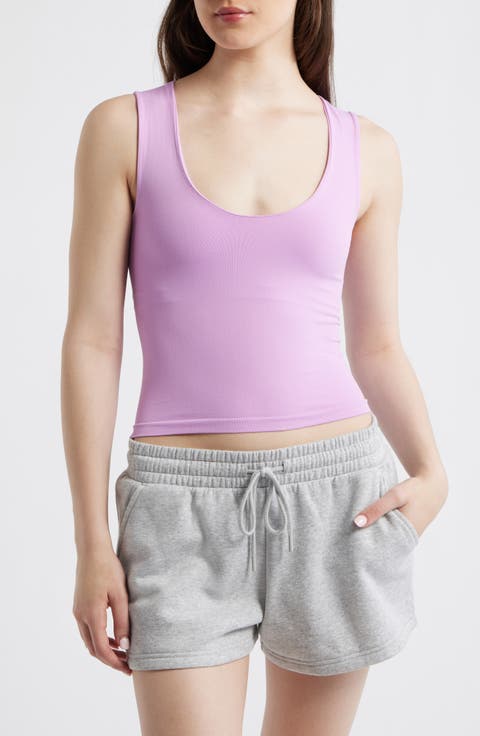 Clean Lines Seamless Crop Muscle Tank