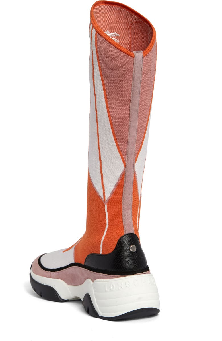 Longchamp Tall Shaft Tennis Boot, Alternate, color,