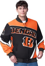 G-III Extreme Men's G-III Extreme Black Cincinnati Bengals Maximum Racing Full-Snap Jacket