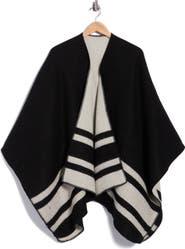 JMCLAUGHLIN Deanna Wool & Cashmere Reversible Poncho